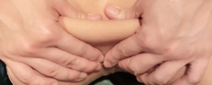 炭酸激流しコース お腹