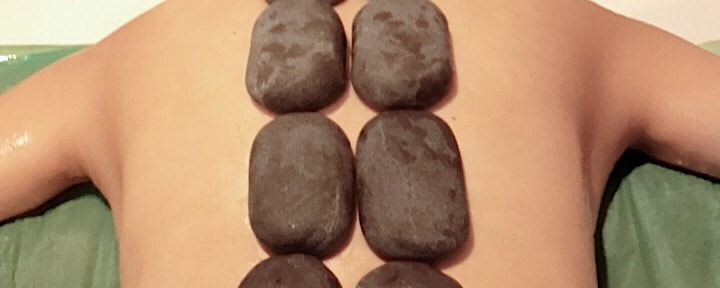 炭酸激流しコース 背中